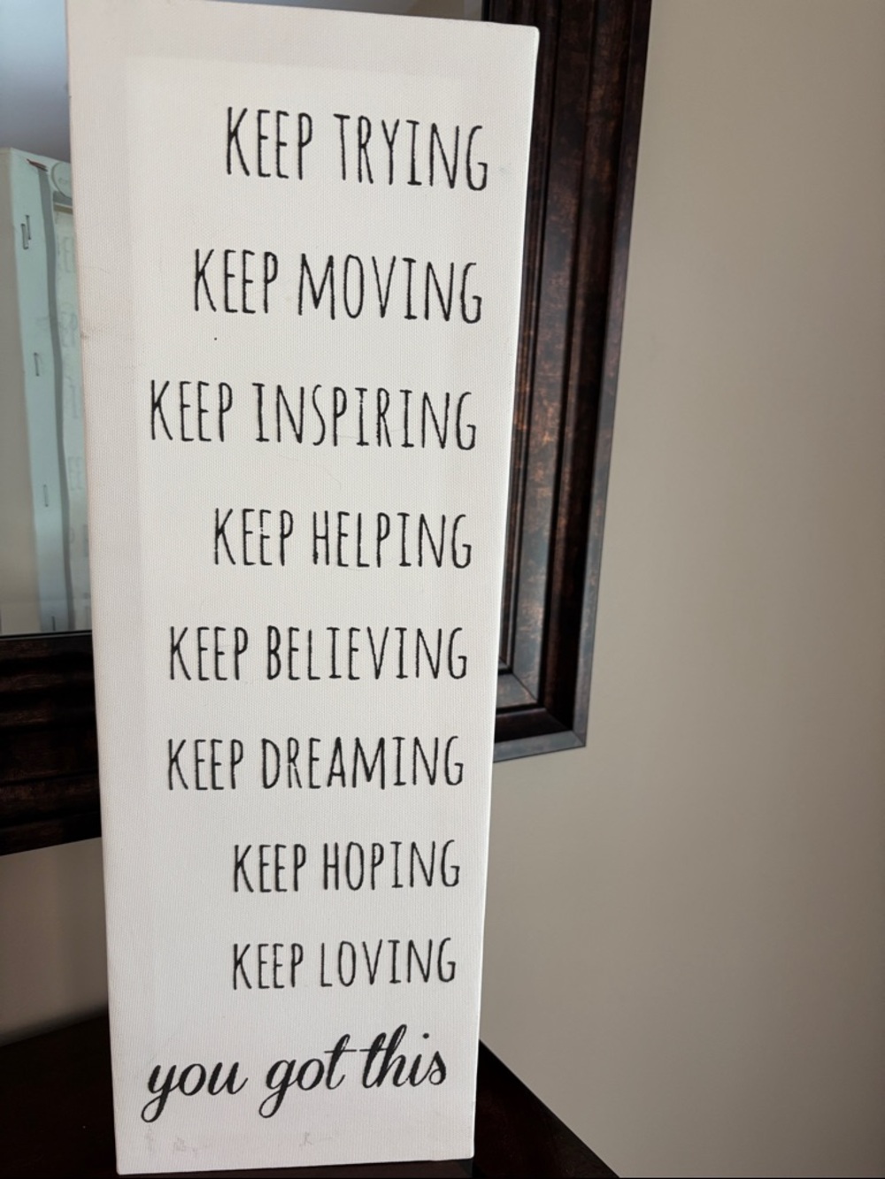 You Got This White Inspirational Wall Sign - Unbranded